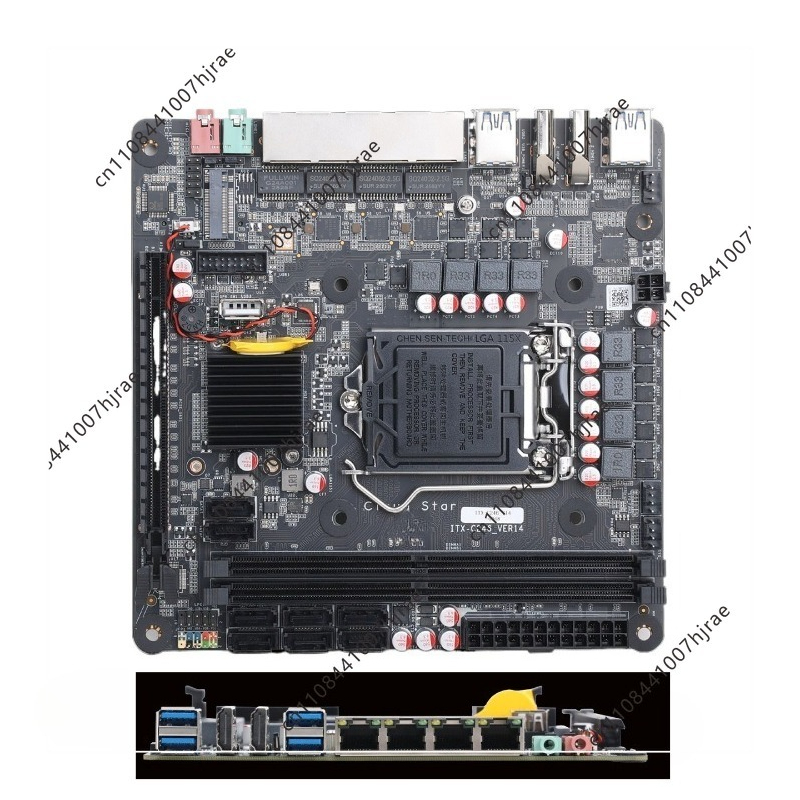 Nas Motherboard 8 Sata Mini Itx - 미니 ITX C246 NAS 마더보드 LGA1151,