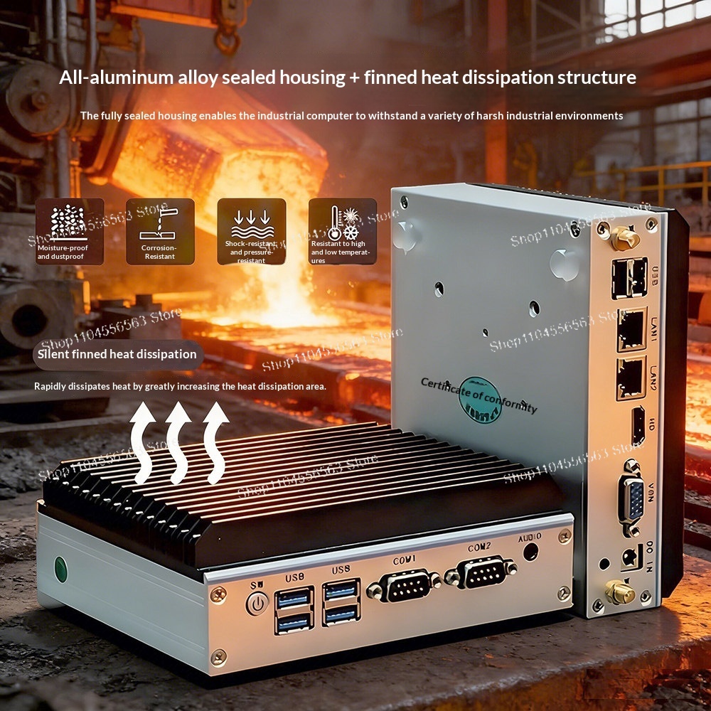 미니 산업용 PC, N100 쿼드 코어, 듀얼 LAN, - Fanless Industrial Pc Rs485 Core I7 리뷰 및 가격