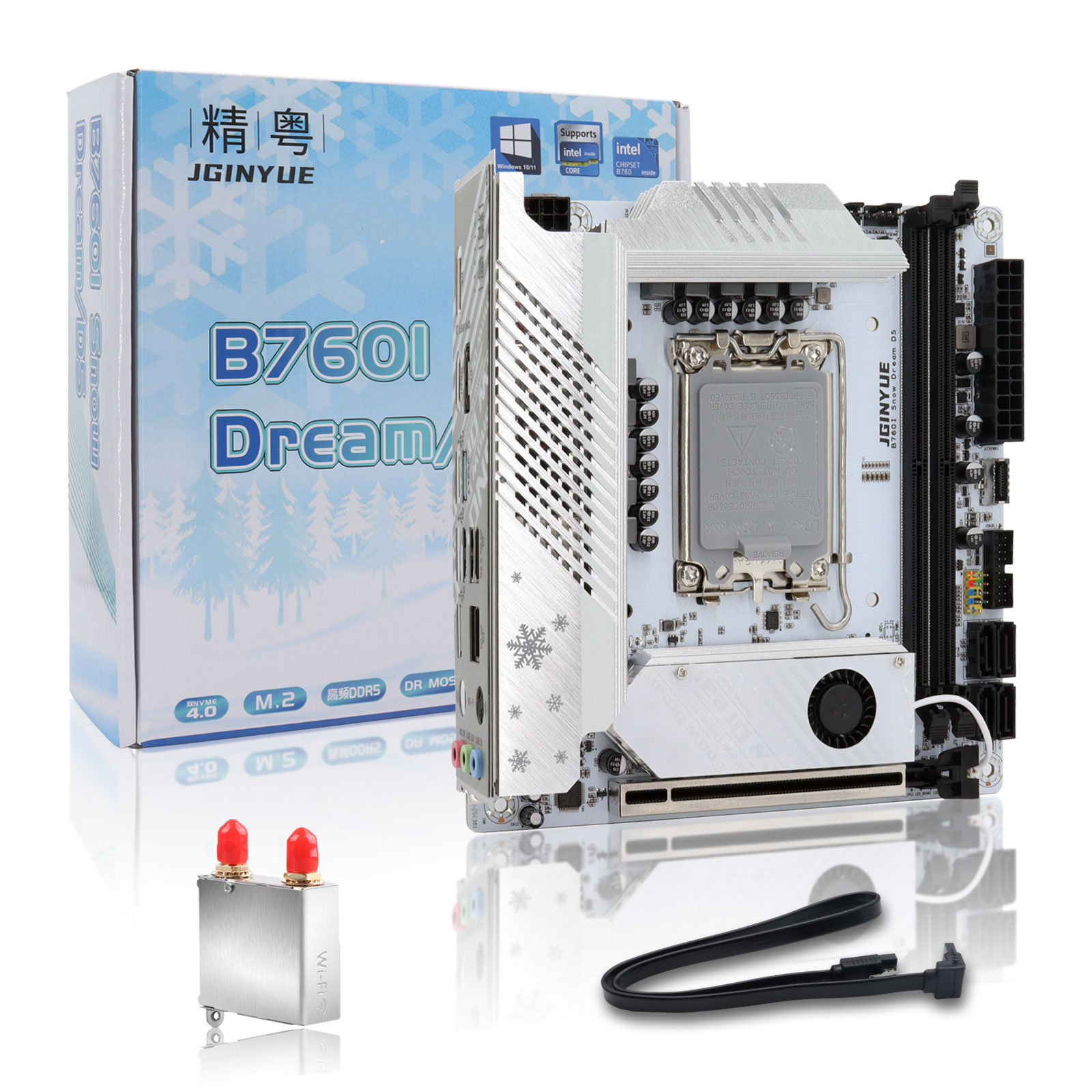 JGINYUE B760i DDR5 미니 ITX 데스크탑 - Lga1700 Itx Motherboard Ddr5 리뷰 및 가격